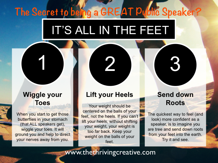 Public Speaking Importance of Feet