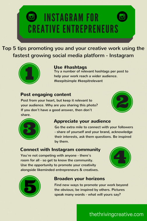 How to Make the Most of Instagram for Creatives (Infographic) - The ...